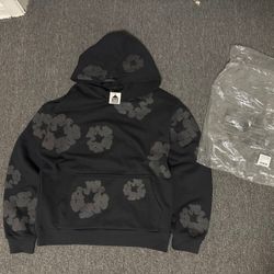 Monogram Denim Tear Hoodie