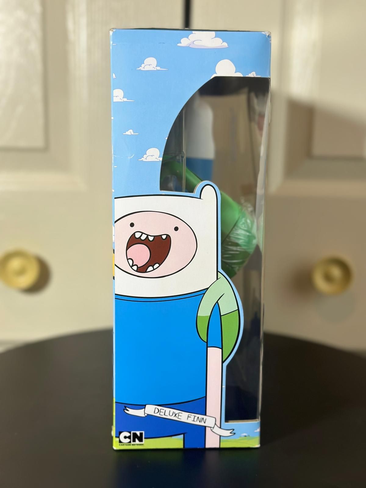 NIB Adventure Time 10" Super Posable Finn with Changing Faces Action Figure