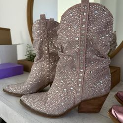 Jessica Simpson cowboy Boots Size 6