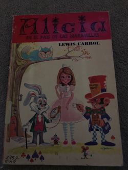 Rare edition of Alice in wonderland printed in Mexico
