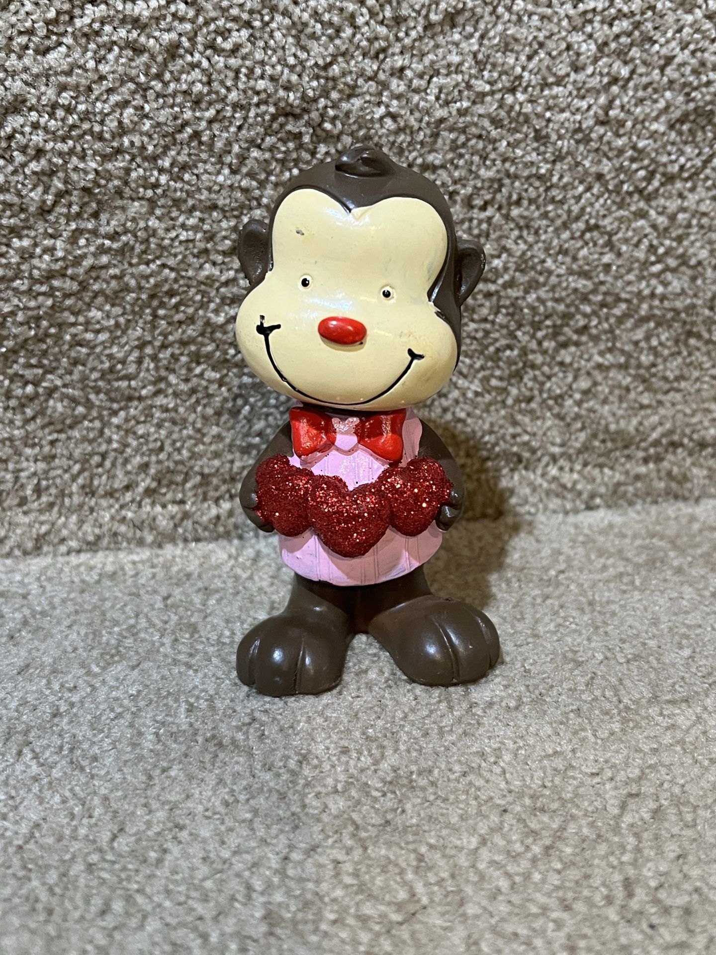 Valentine’s Day Love Monkey Bobble Head figure Anniversary gift