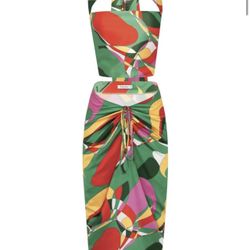 Sexy Printed Skirt Set