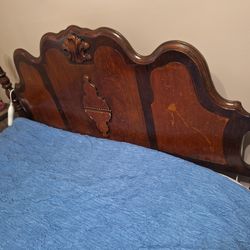 Queen BED Head Board Footboards And Rails