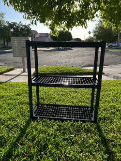 3 tier  Heavy duty resin rack