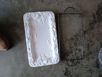 CERAMIC SERVING PLATTER