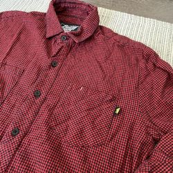 2010 Benny Gold Houndstooth Button Up sz S