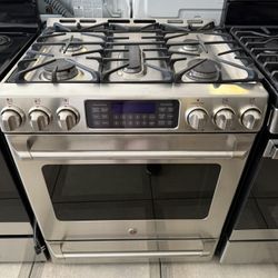 Ge 5 Burners Gas Range Stainless Steel Stove