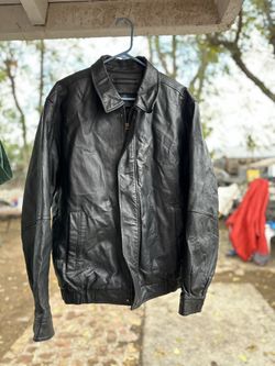 Leather jacket Vintage Style Size Large 