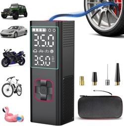 Portable Tire Inflator - 160PSI, 20000mAh, 3X Fast Inflation
