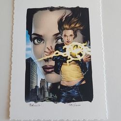 THE MAGIC OF ARIA Promo Card Signed Brian Holguin 591/1000 For GRAPHIC NOVEL