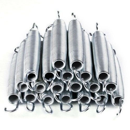 7 Inch 20pc Heavy-Duty Trampoline Springs Galvanized Steel Replacement Set Kit