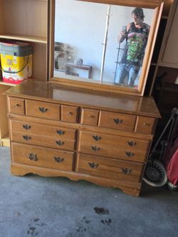 Dresser w/ Vanity Mirror