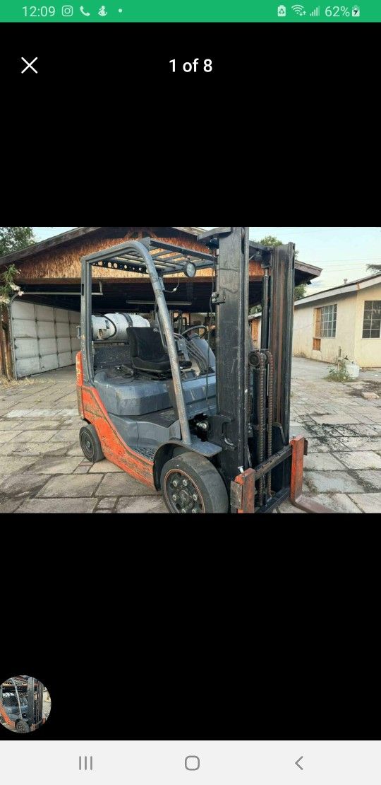 Toyota Forklift 8 Series 8FGCU20