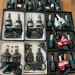 H11/H8/H9 LED Headlight Bulbs, 6500K Fog Lights Car Bulb, 12000Lm DRL or Low Beam, Halogen Replacement Headlight with Fan 