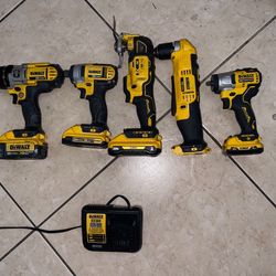 Dewalt Tools Combo  Drill Multitool Impact Angle Drill