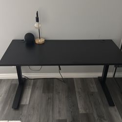 Sit Stand Desk Black 60 x 30