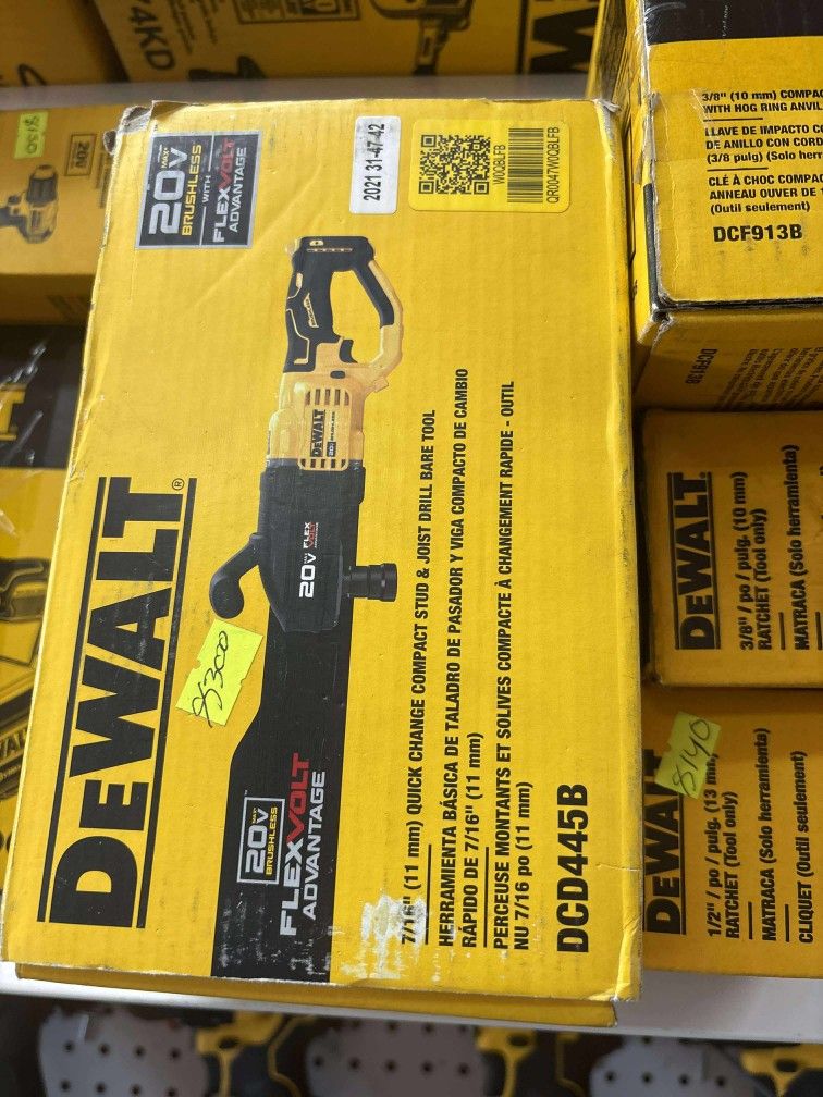 Dewalt New Hole Hawg XR Qui K Lock Brushless
