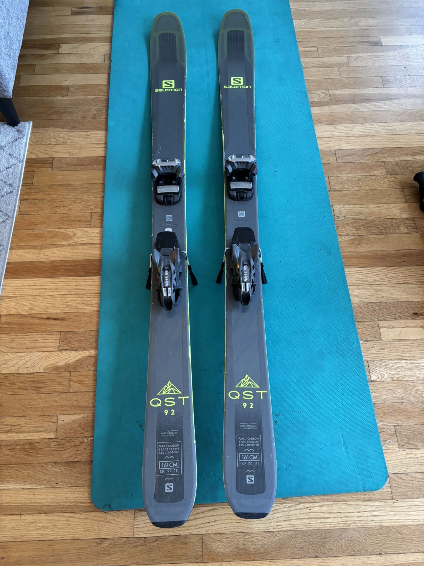 Salomon QST 92 skis 161 cm