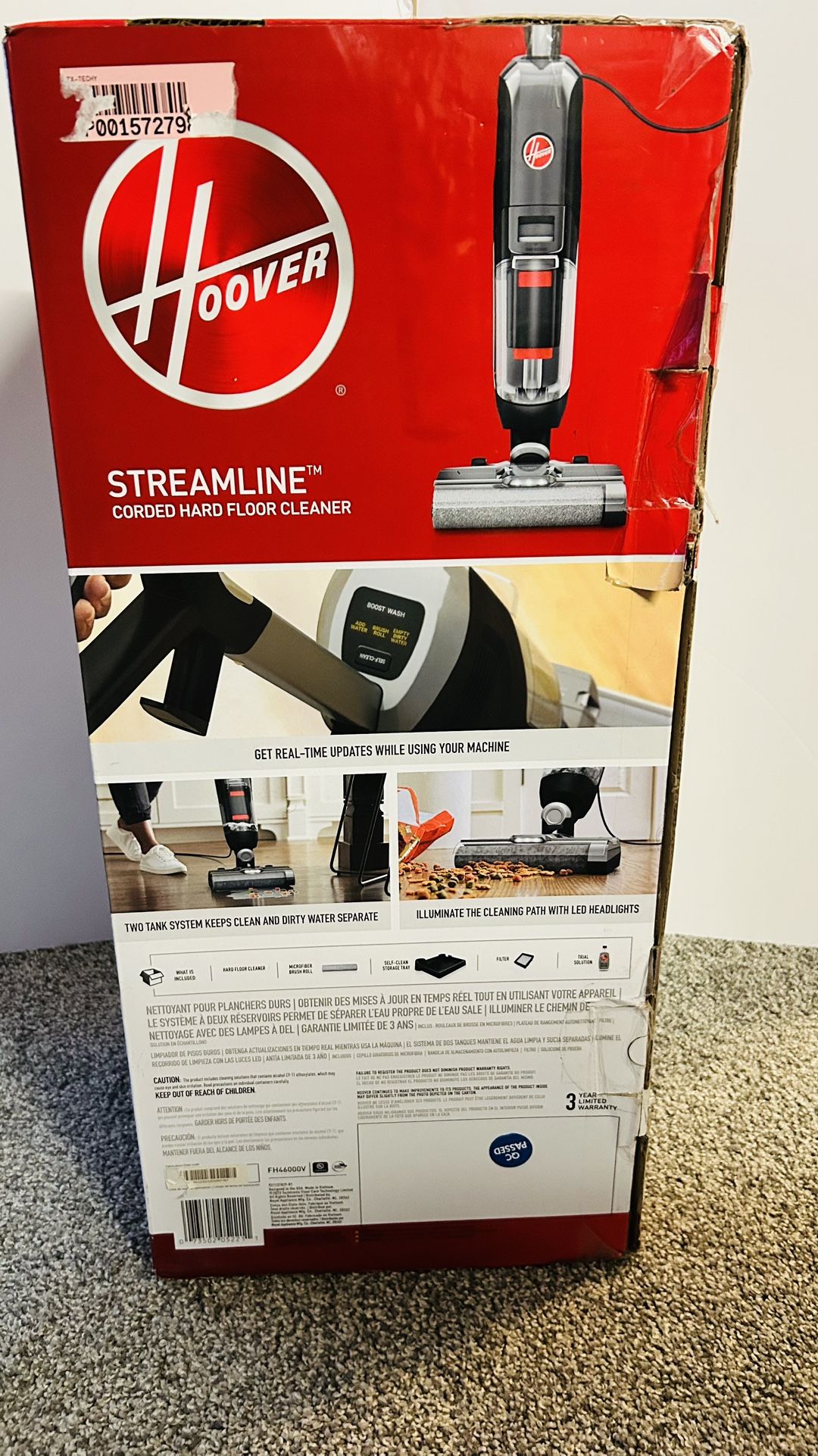 Hoover Streamline Corded Hard Floor Cleaner