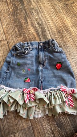Cute Lolita strawberry skirt for ages 12-14
