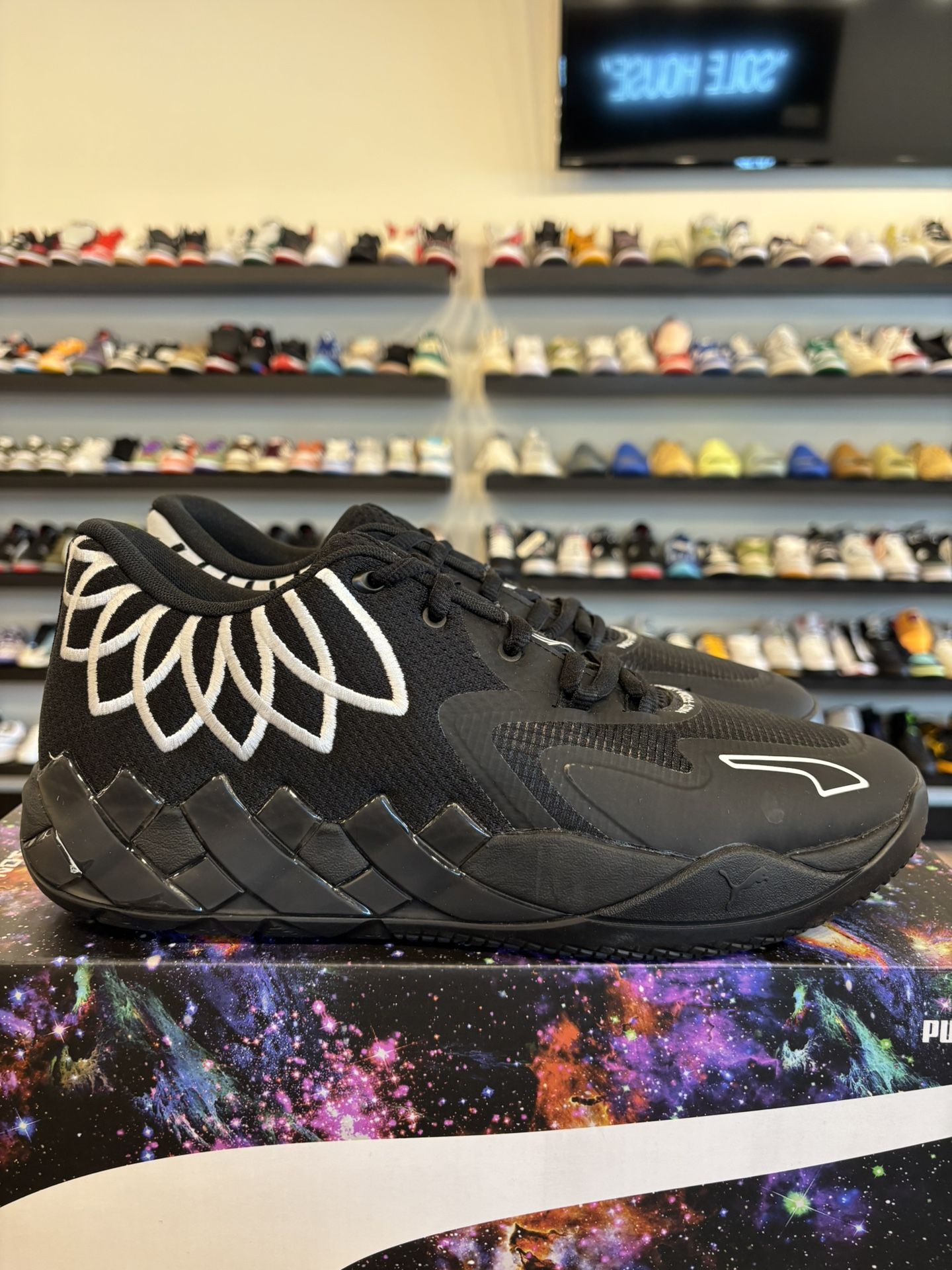 Lamelo mb.01 Black White Size 12 Pre-Owned