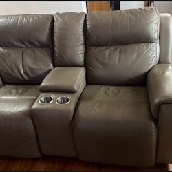 Nice Leather Recliner Loveseat 