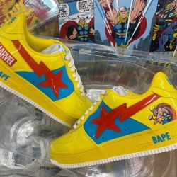 Bape Shoes Yellow