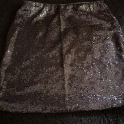 Rose Gold Sequin Skirt 