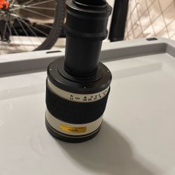 Opteka 500mm f6.3 DG Telephoto Mirror Lens for PANASONIC Cameras