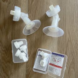 Maymom Duckbill Valve & Flange to 15mm Breast Pump Parts 