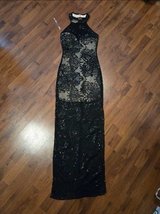 Formal Sequin Gown Small