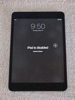 Apple iPad Mini 1st Generation 16GB Wi-Fi 7.9in Space Gray *WORKING READ*