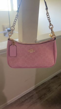 Coach Pink Signature Shoulder Bag
