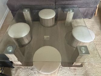 Kitchen table and coffee table set