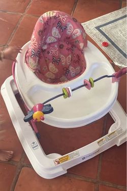 Baby Trend Baby Walker Pink Butterfly