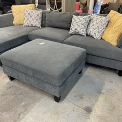 Sectional Sofa With Ottoman 