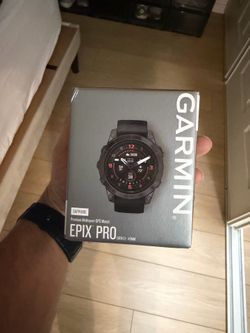 Garmin epix Pro (Gen 2) Sapphire Edition, 47mm, High Performance Smartwatch, Advanced Training Technology, Built-in Flashlight, Black