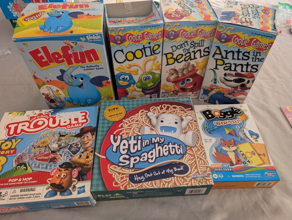 Kids Multiple Board Games Bundle