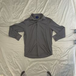 Apt. 9 Slim Fit Easy Care Dress Shirt – Gray (16 34/35)