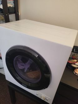 Black+Decker 2.65 cu. ft. White Vented Electric Dryer – Compact