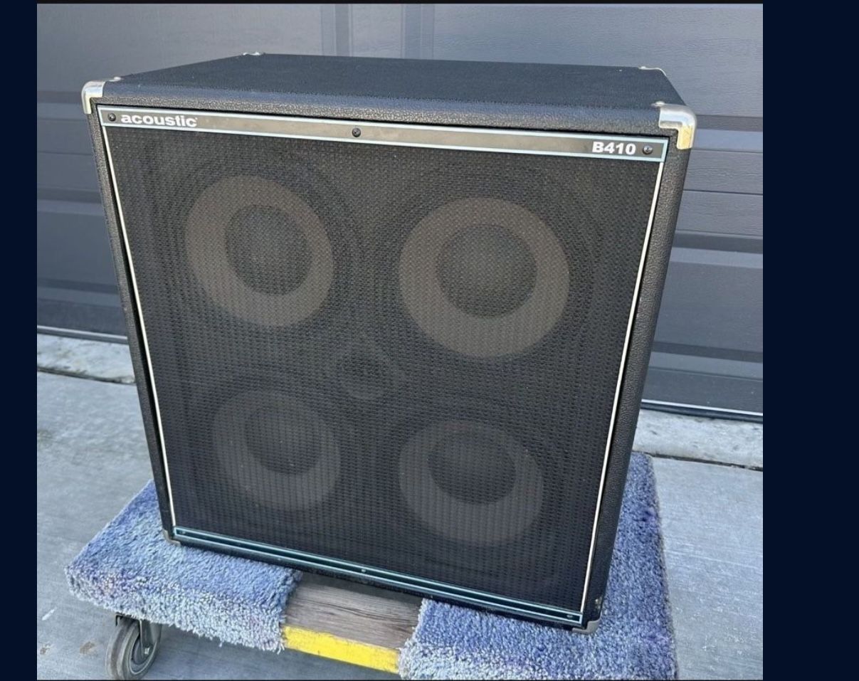 Acoustic B410 400W 4x10 Bass Guitar Cabinet Speaker Nice Shape