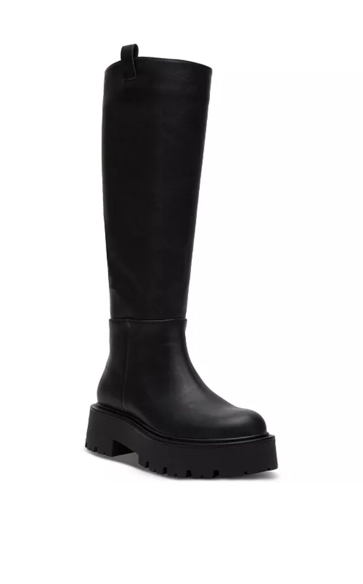 Madden Girl Crow Lug-Sole Knee High Boots