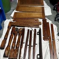 Antique Hidden Leaf Dining Table