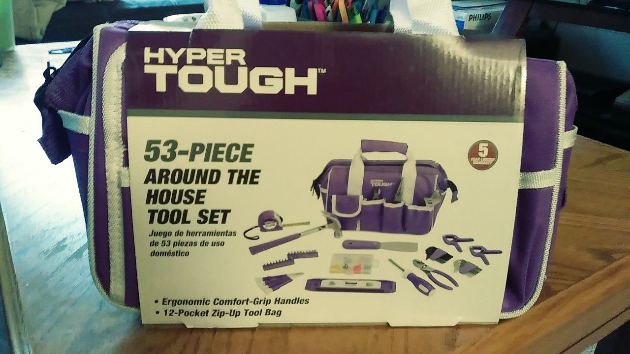 New Hyper Tough 53 piece tool set