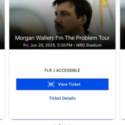 Morgan Wallen Floor Seats 