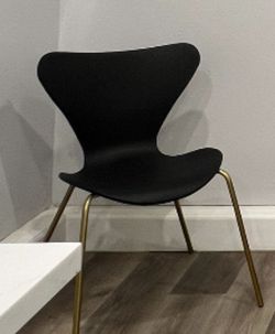 Black Chair /gold Legs