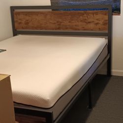 Bed Frame And Mattress 