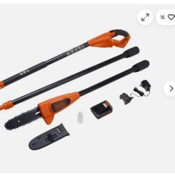 BLACK AND DECKER 18 V BATTERY RUN POLE SAW