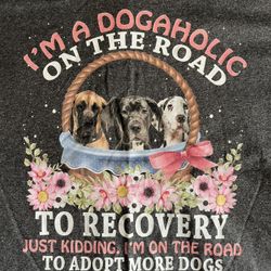 Dogaholic T-Shirt Size 2XL 
