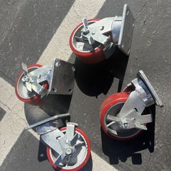 4 Heavy Duty Caster Wheels $90